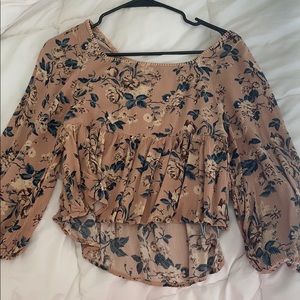 floral blouse